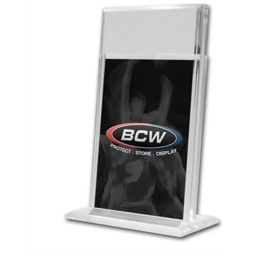 Acrylic Card Stand - Vertical With Header **LIMITED STOCK**