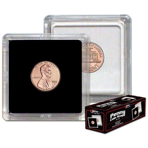 2x2 Coin Snap - Penny - Black