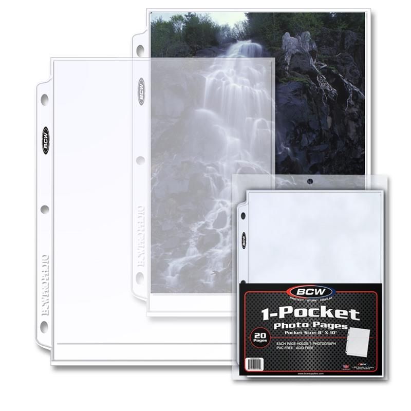 Pro 8x10 Photo Page (20 CT. Pack)