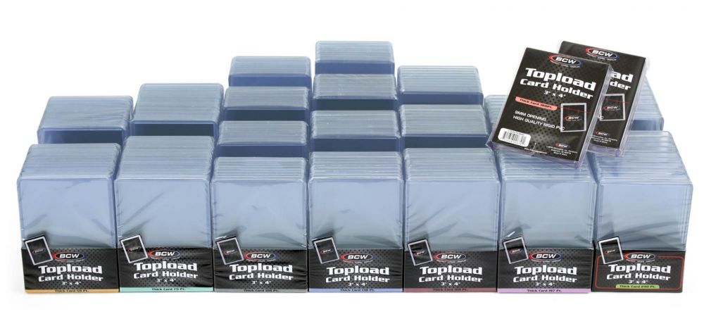 Mixed Case of Thick Card Topload Holders