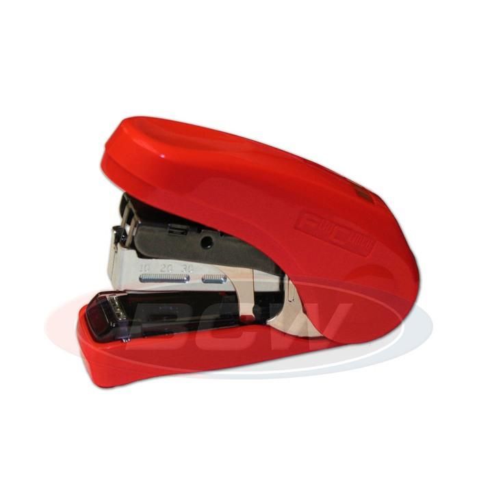 Max Flat Clinch #10 Stapler - Red