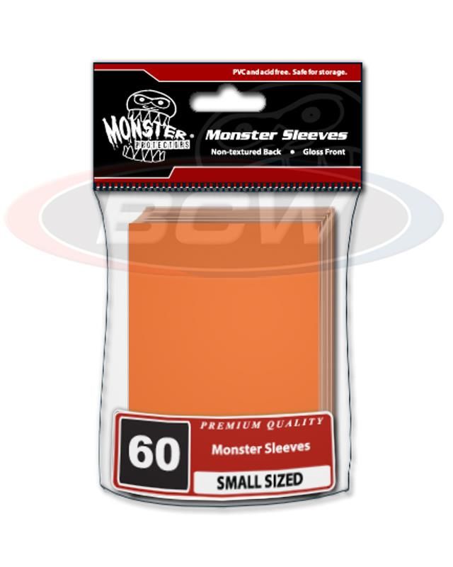 Glossy Sleeves - Small - No Logo - Orange