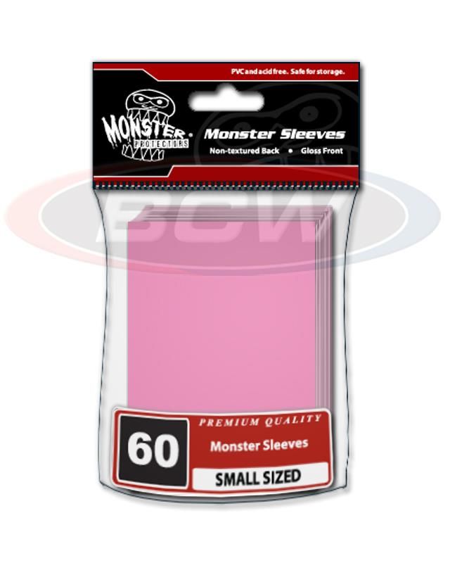 Glossy Sleeves - Small - No Logo - Pink