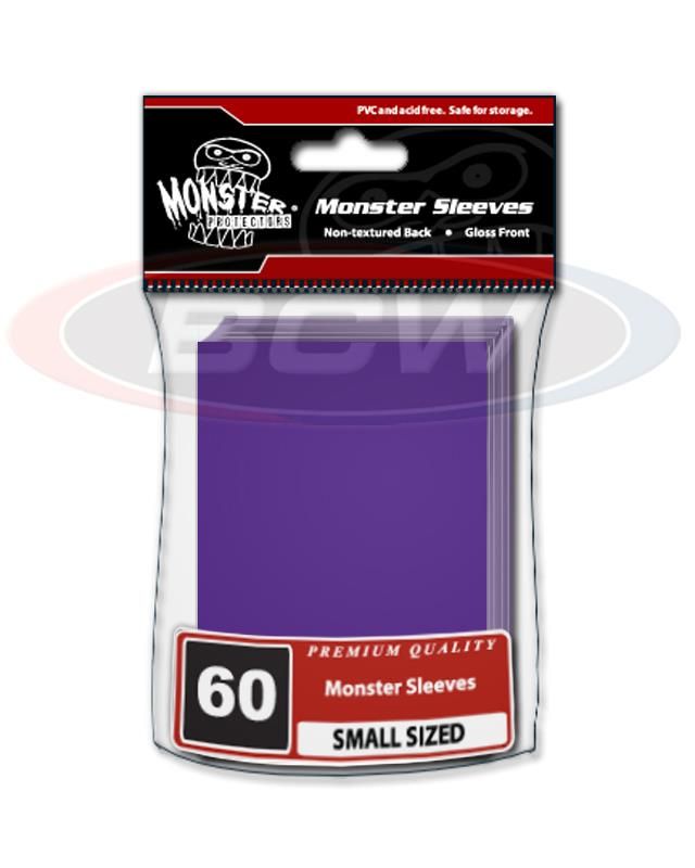 Glossy Sleeves - Small - No Logo - Purple