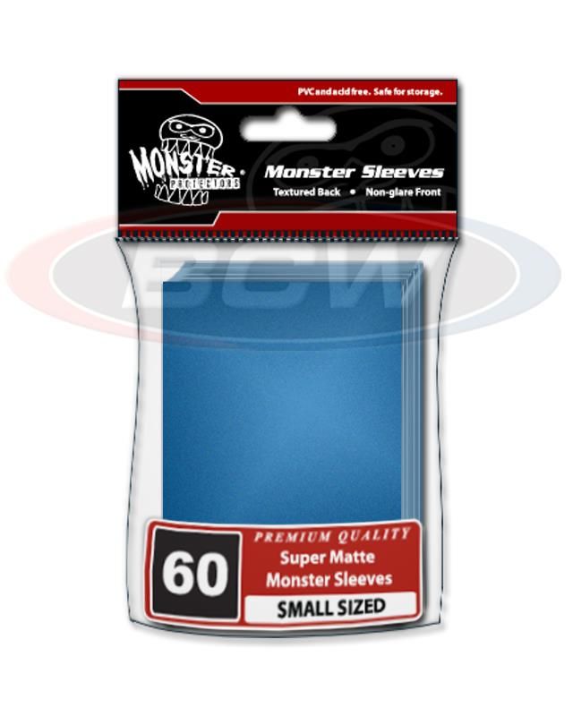 Matte Sleeves - Small - No Logo - Blue