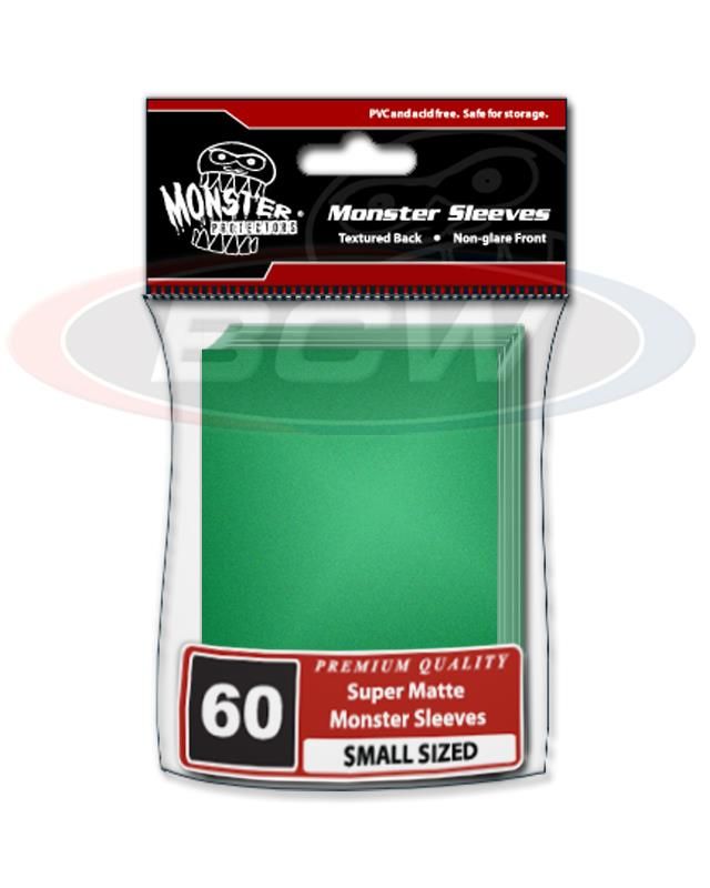 Matte Sleeves - Small - No Logo - Green