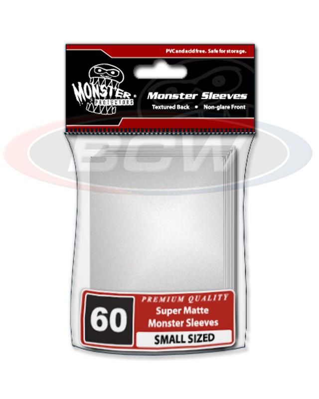 Matte Sleeves - Small - No Logo - White