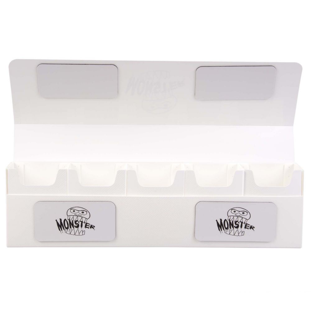 Hydra Mega 5 Compartment Deck Box - White
