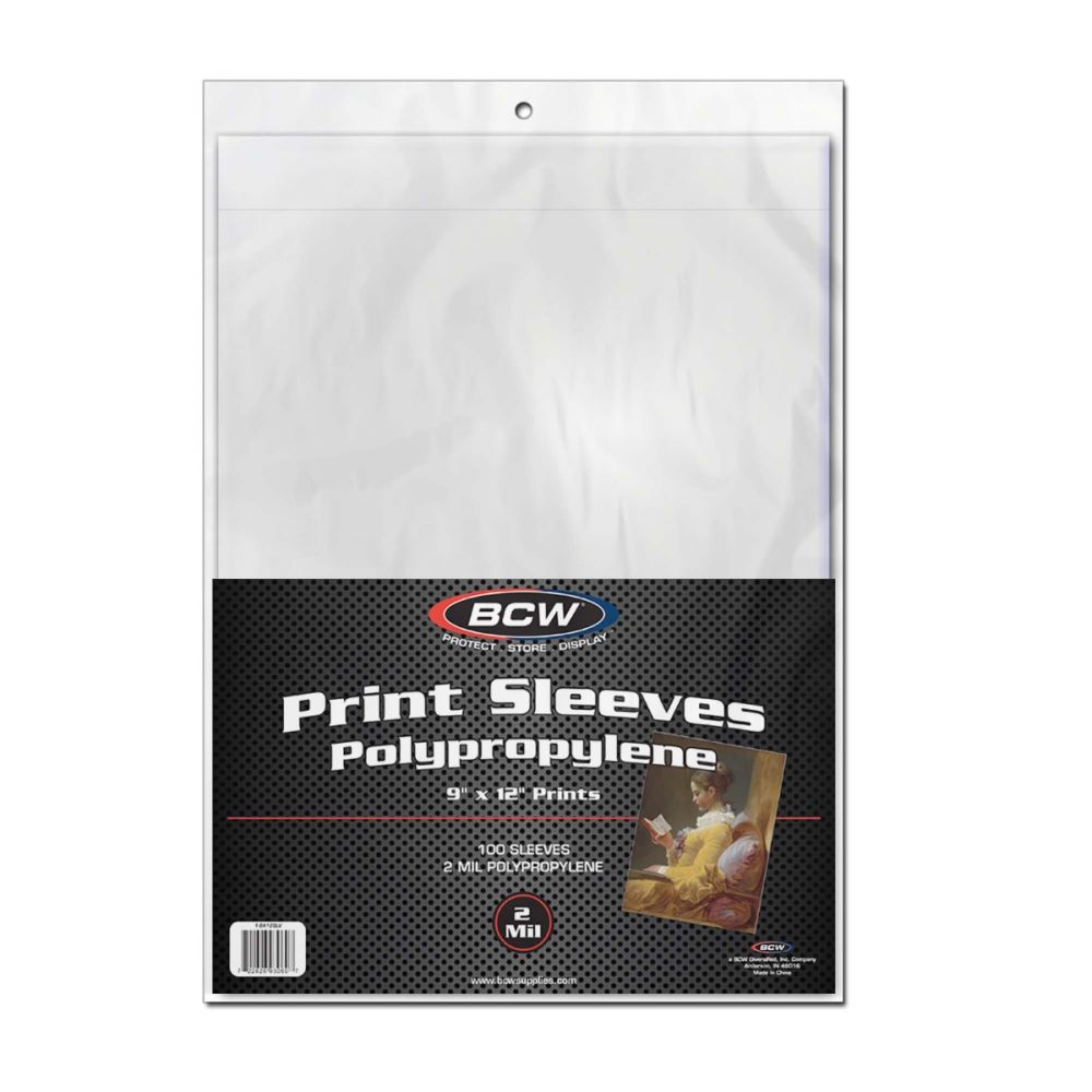 9x12 Photo Print Sleeves