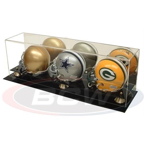 Acrylic Triple Mini Helmet Display