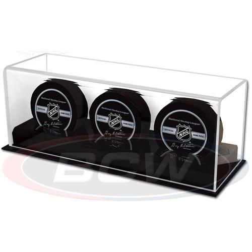 Acrylic Triple Hockey Puck Display