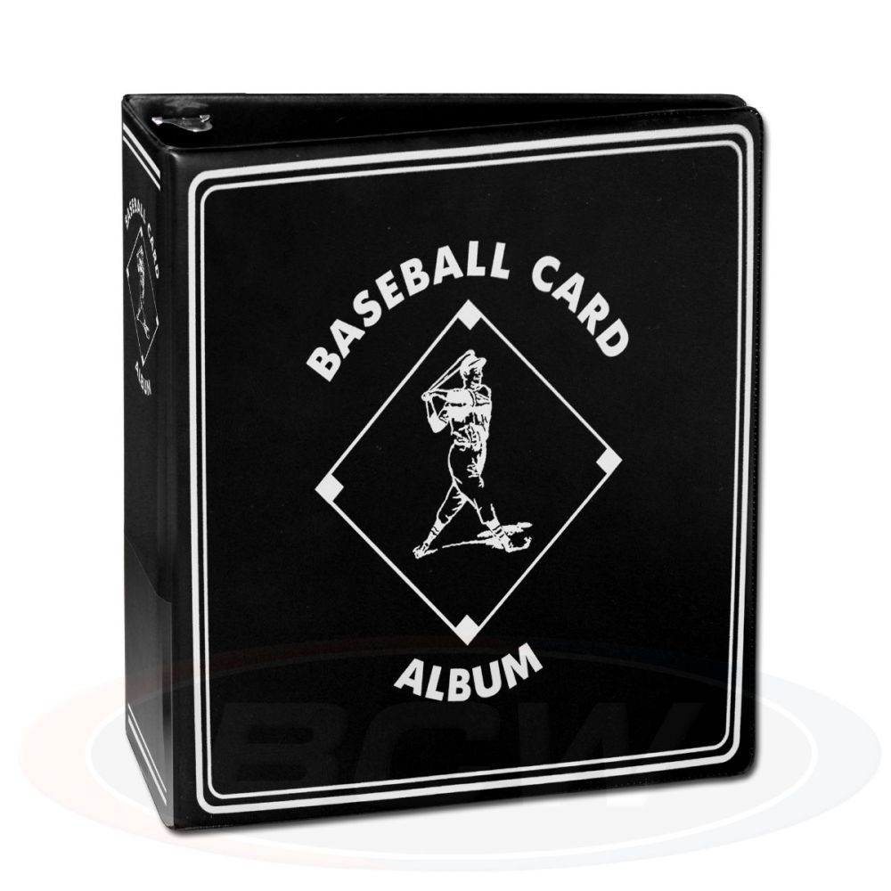 3 in. Album - Baseball - Black