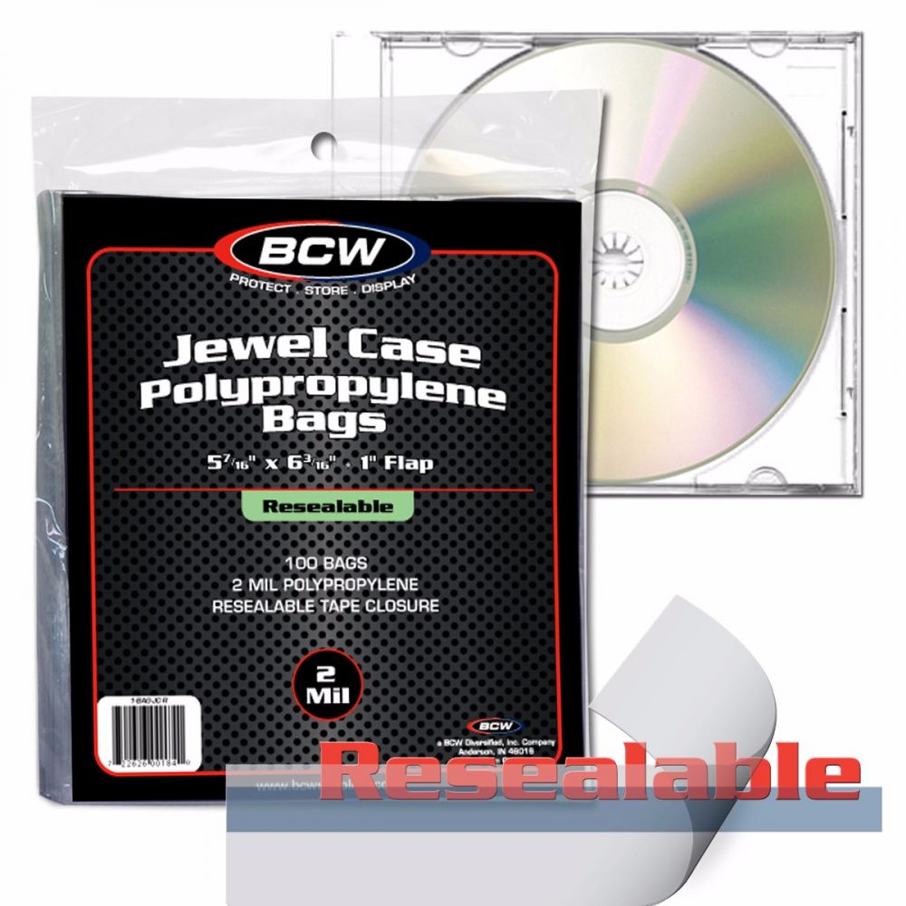 Resealable Jewel Case Bag