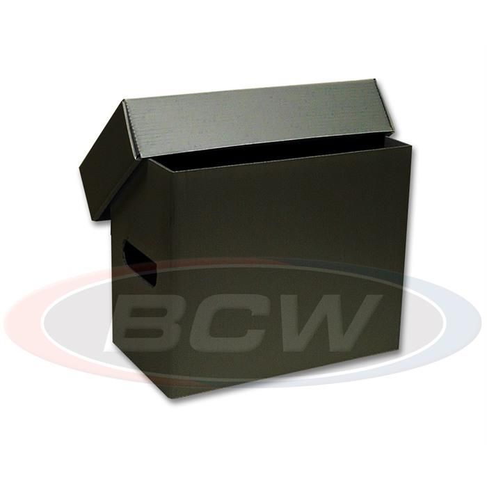 Short Comic Storage Box - Plastic - Black