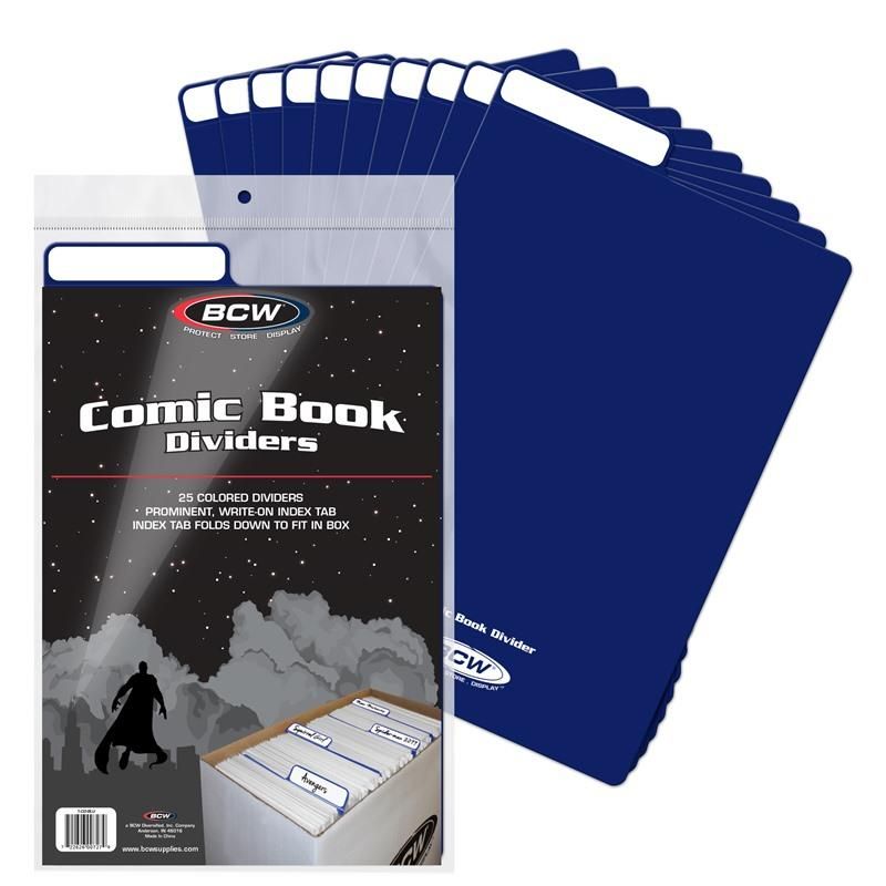 Comic Book Dividers - Blue