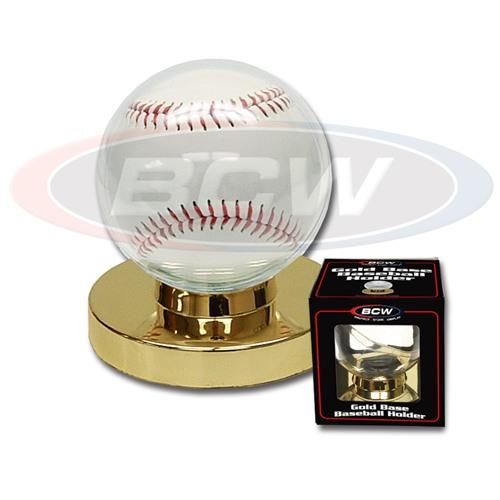 Gold Base Baseball Holder