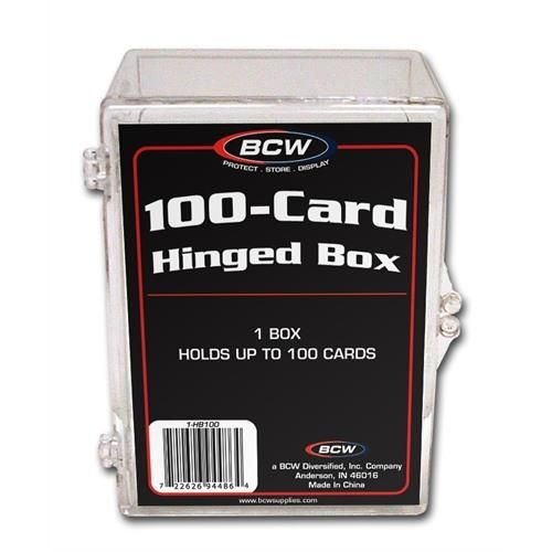 Hinged Trading Card Box - 100 Count