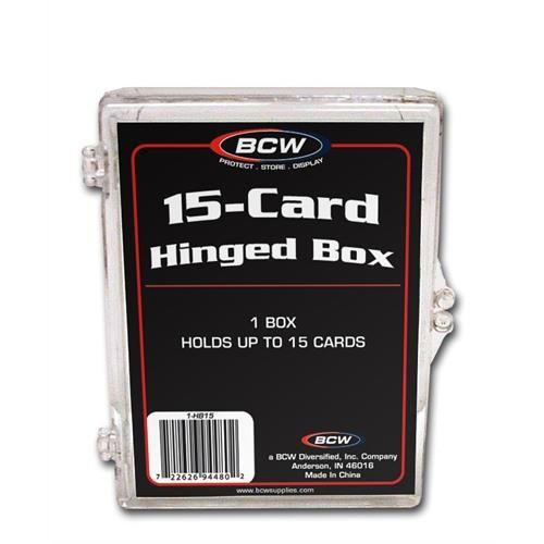 Hinged Trading Card Box - 15 Count