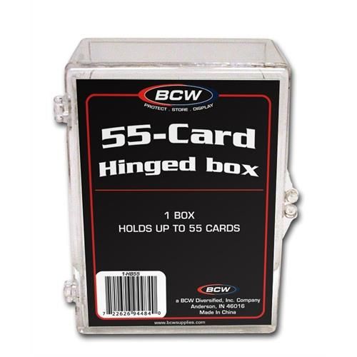 Hinged Trading Card Box - 55 Count