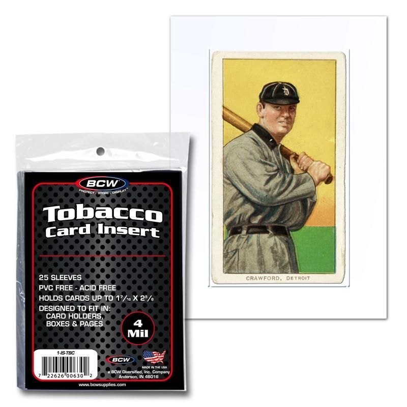 Tobacco Card Insert Sleeve