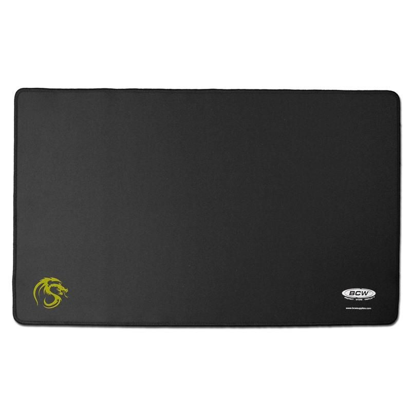 Playmat with Stitched Edging - Black