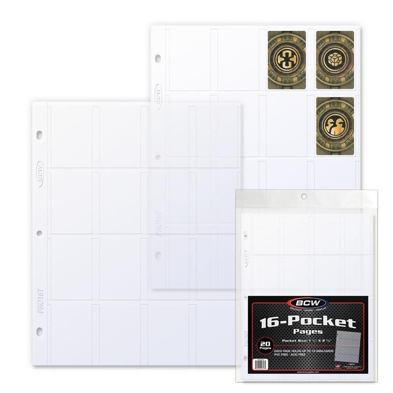 Pro 16-Pocket Page - Topload - (20 CT. Pack)