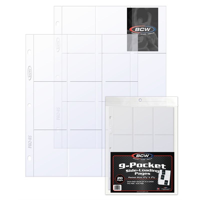 Pro 9-Pocket Page - Side Load (20 CT. Pack)