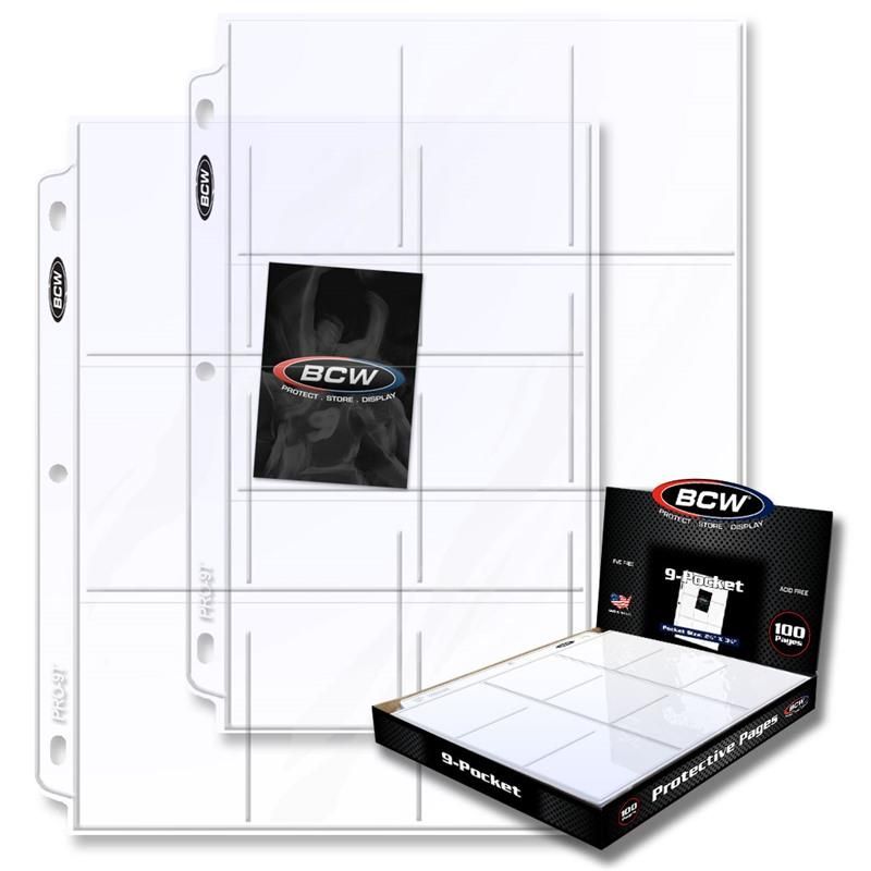 Pro 9-Pocket Page (100 CT. Box)