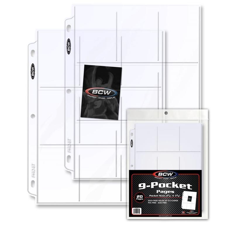 Pro 9-Pocket Page (20 CT. Pack)