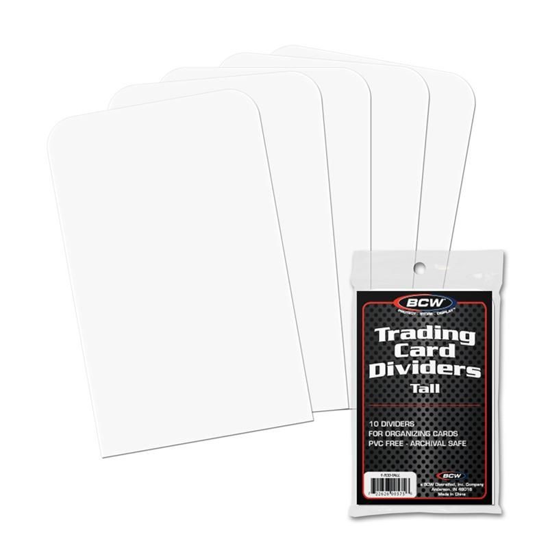 Tall Trading Card Dividers