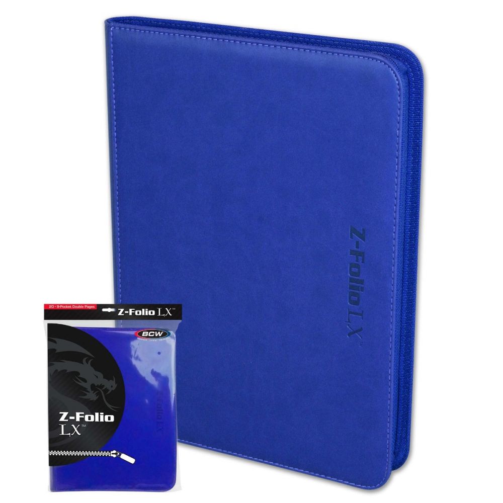 Z-Folio 9-Pocket LX Album - Blue