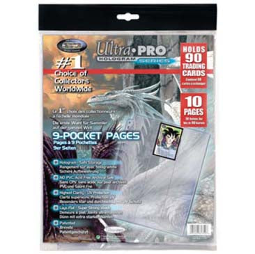 9-Pocket 11-Hole Platinum Page (10 count retail pack)