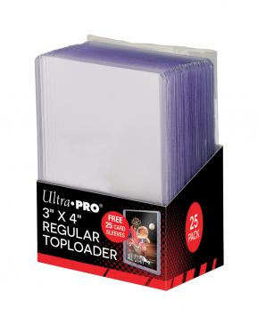 Ultra Pro 3" X 4" Clear Toploader with Card Sleeves 25ct