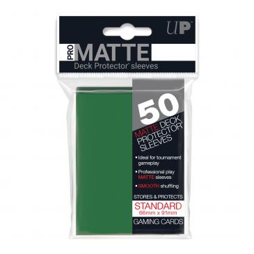 50ct Pro-Matte Green Standard Deck Protectors