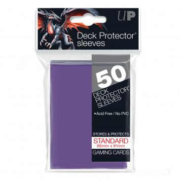 50ct Purple Standard Deck Protectors