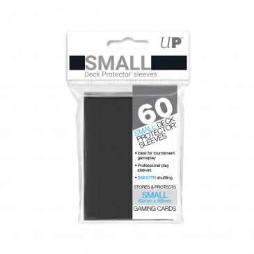 60ct Black Small Deck Protectors