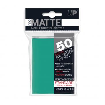 50ct Pro-Matte Aqua Standard Deck Protectors