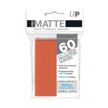 60ct Pro-Matte Peach Small Deck Protectors