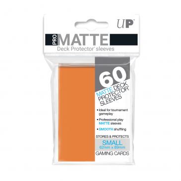 60ct Pro-Matte Orange Small Deck Protectors