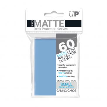 60ct Pro-Matte Light Blue Small Deck Protectors