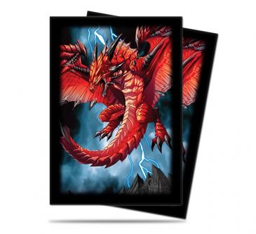 Demon Dragon Small Size Deck Protector by Mauricio Herrera 60ct