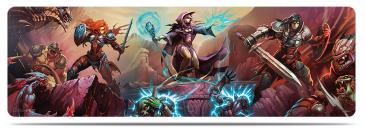 8ft Realms of Havoc Guardians of Donara Table Playmat by Mauricio Herrera