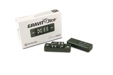 D6 - 2 Dice Set Gravity Dice - Black Forest