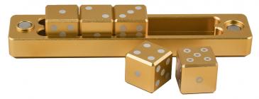 D6 - 5 Dice Set Gravity Dice Gold