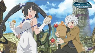 Bell & Hestia Playmat - Is It Wrong to Try to Pick Up Girls in a Dungeon?