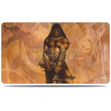 Barbarian Playmat by Frank Frazetta