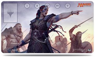 Commander 2016 Playmat, Saskia the Unyielding, for Magic