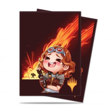 Chibi Collection Chandra - LOL! Standard Deck Protector sleeves 100ct for Magic