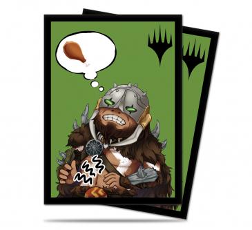 Chibi Collection Garruk - I'm Starving! Standard Deck Protector sleeves 100ct for Magic