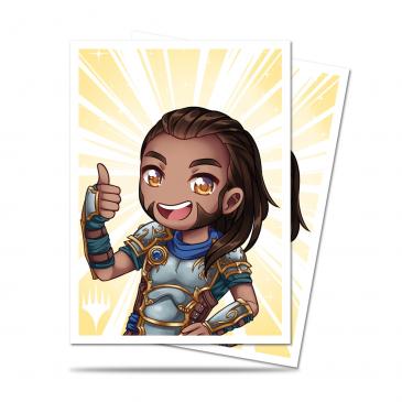 Chibi Collection Gideon - Good Job! Standard Deck Protector sleeves 100ct for Magic